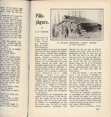 C. V Trench : Pälsjägare