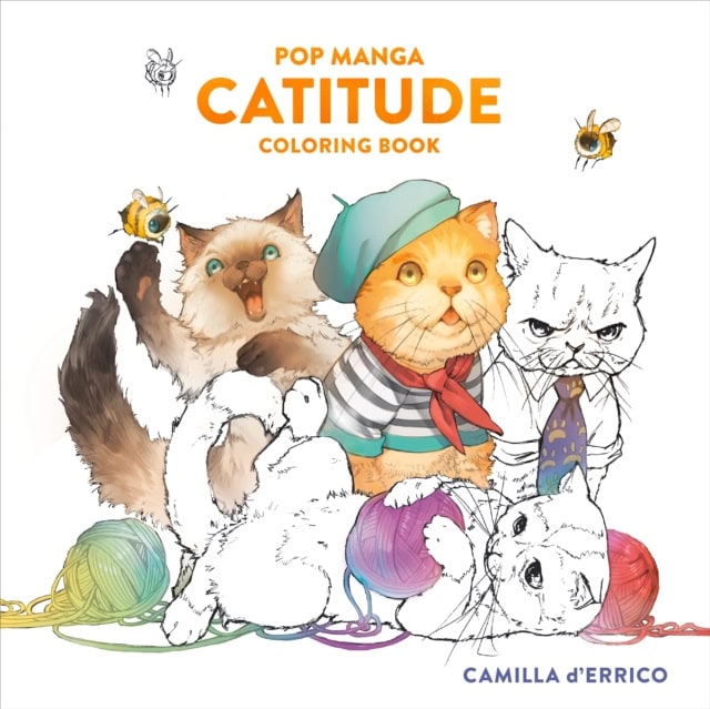 Camilla d'Errico : Pop Manga Catitude Coloring Book