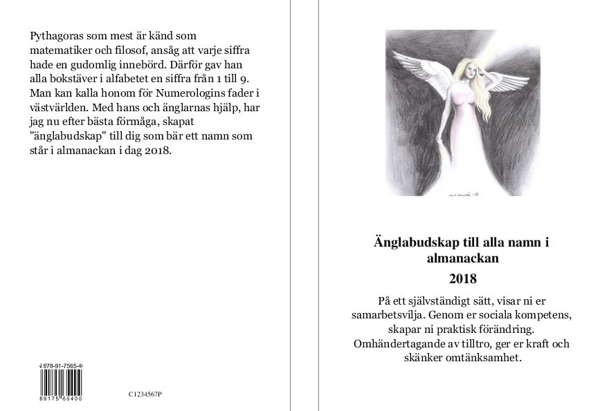 Carina Skoglund : Änglabudskap till alla namn i almanackan 2018