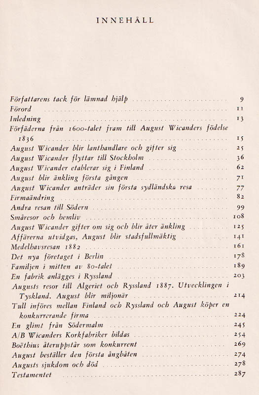 Carl August Wicander : Wicanders