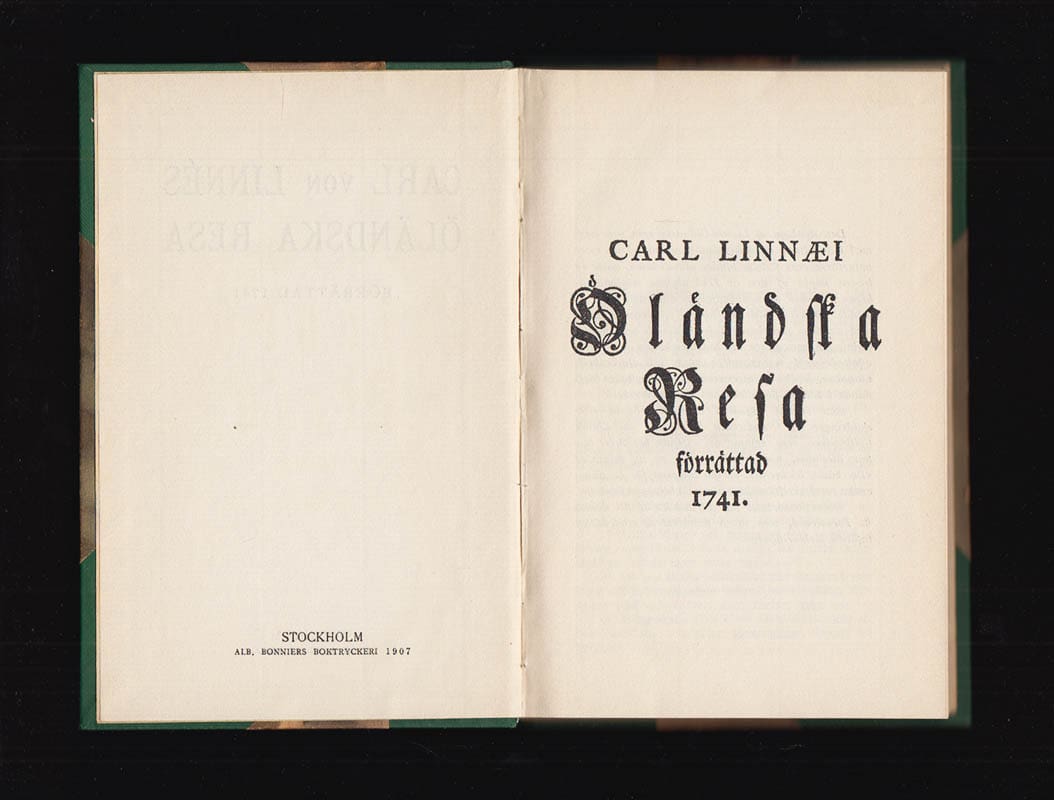 Carl Forsstrand : Carl von Linnés Öländska resa förrättad 1741
