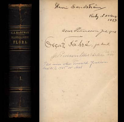 Carl Hartman : Handbok i Skandinaviens flora innefattande Sveriges och Norges växter, till och med mossorna. Af C. J. Hartman. Förra delen