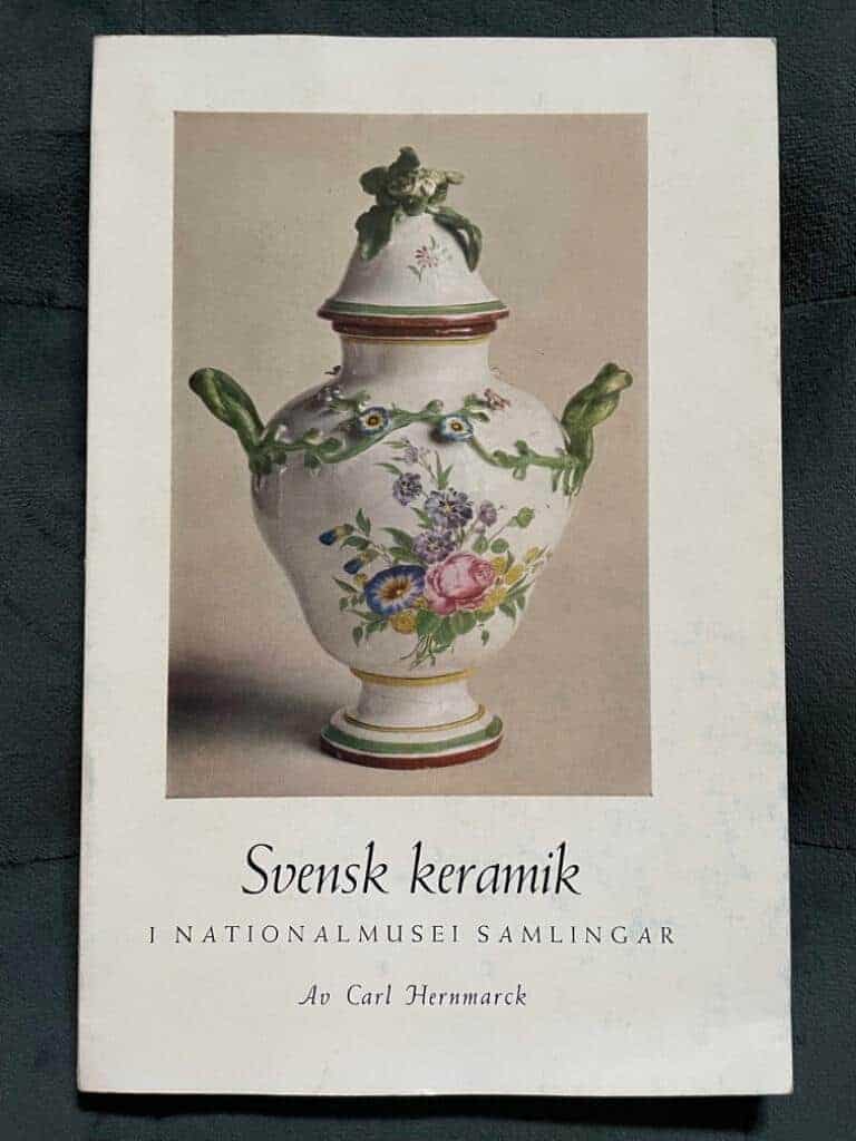 Carl Hernmarck : Svensk keramik i Nationalmusei samlingar