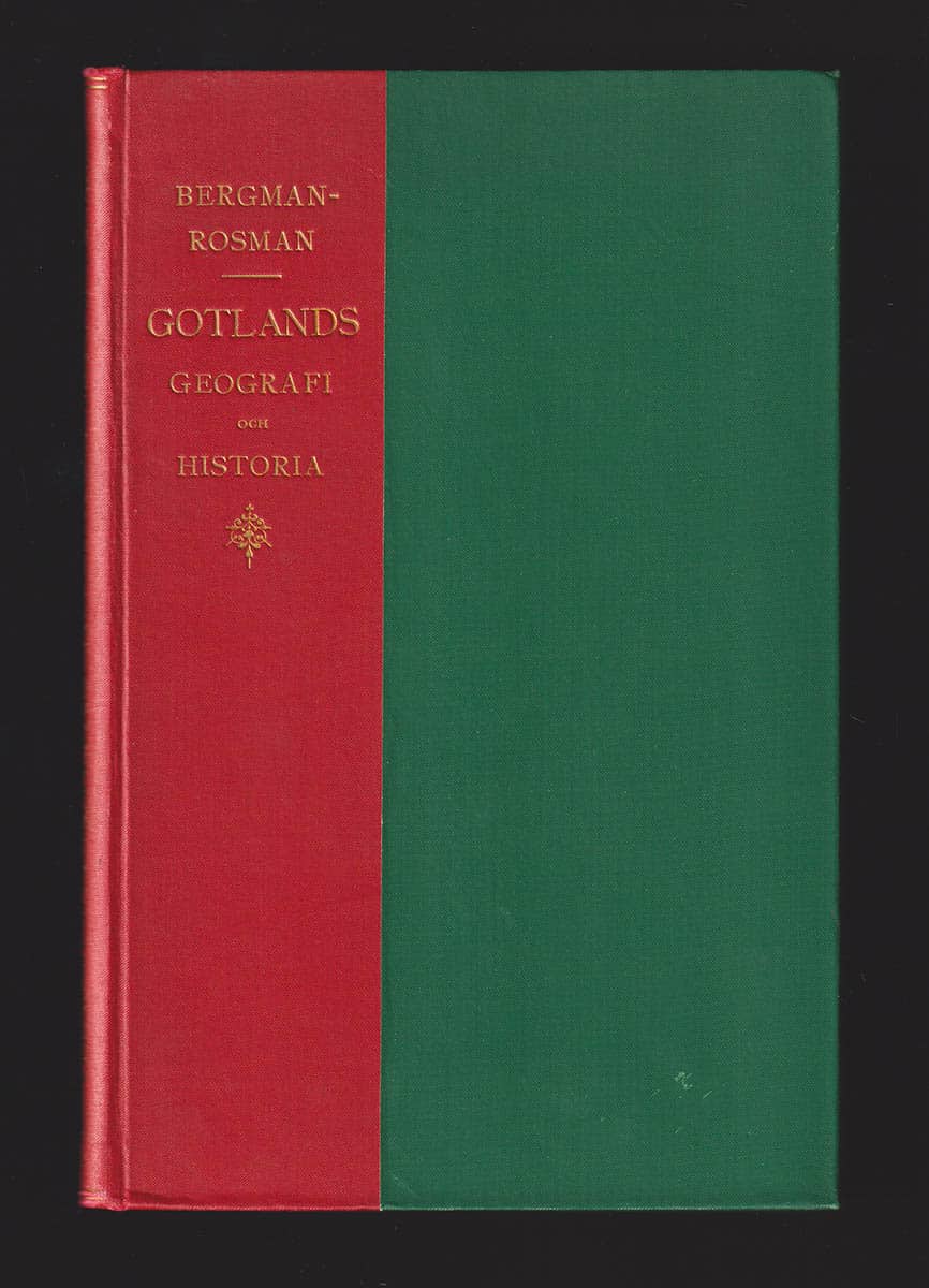 Carl Johan Bergman : Gotlands geografi och historia