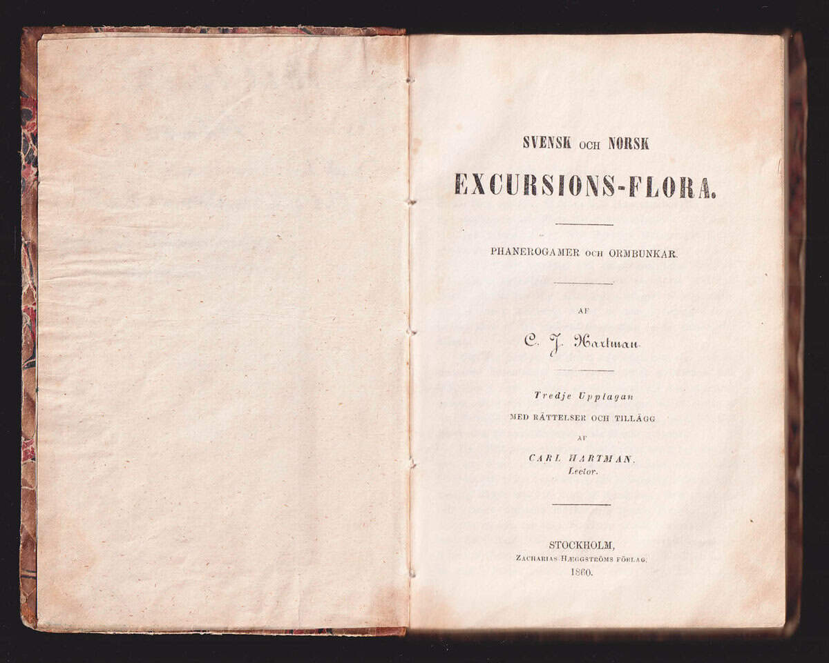 Carl Johan Hartman : Svensk och norsk excursions-flora