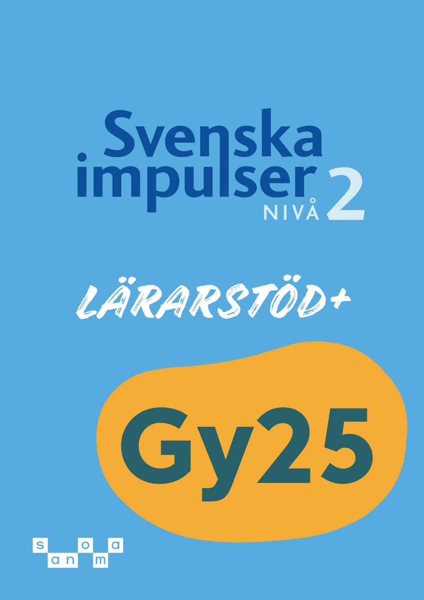 Carl-Johan Markstedt : Svenska impulser nivå 2 Lärarstöd+ (Skollicens)