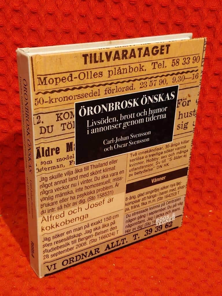 Carl-Johan Svensson : Öronbrosk önskas