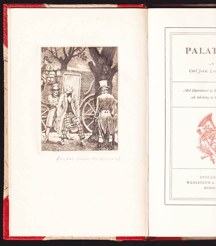 Carl Jonas Love Almquist : Palatset. Med illustrationer av Bertil Bull Hedlund och inledning av Knut Jaensson