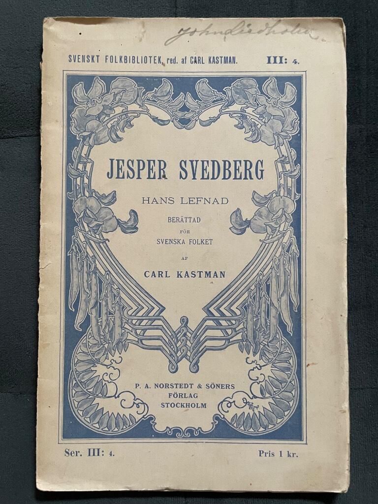 Carl Kastman : Jesper Svedberg