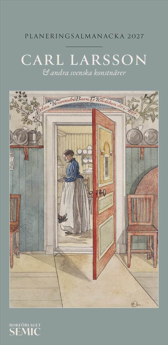 Carl Larsson & andra svenska konstnärer. Planeringsalmanacka 2027
