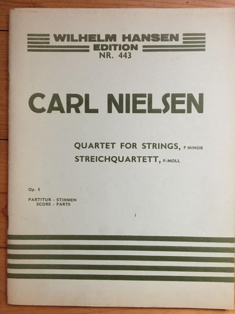 Carl Nielsen : Quartet for Strings, F Minor Op. 5