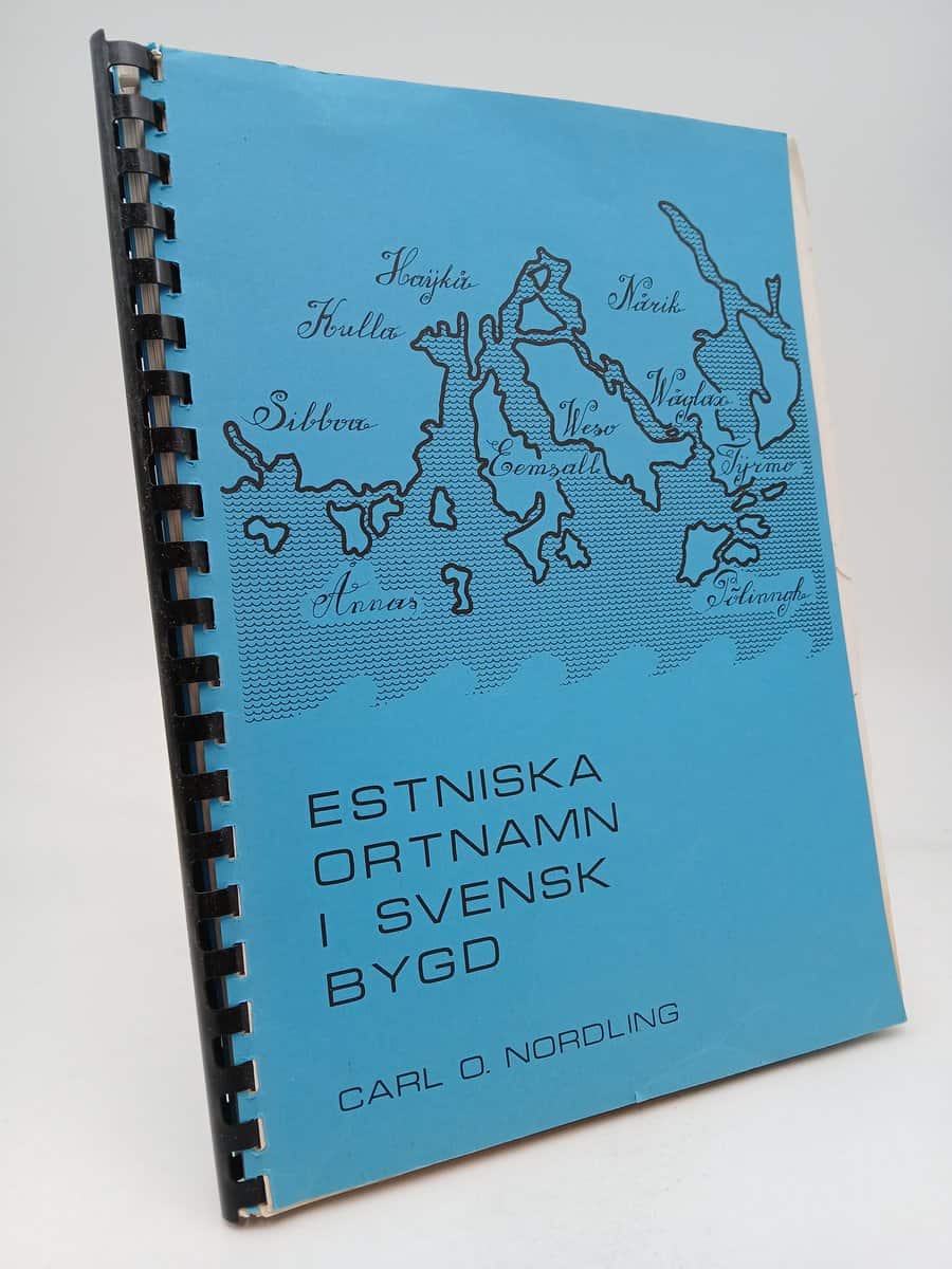 Carl O. Nordling : Estniska ortnamn i svensk bygd
