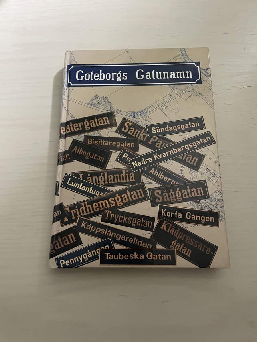Carl Sigfrid Lindstam : Göteborgs gatunamn