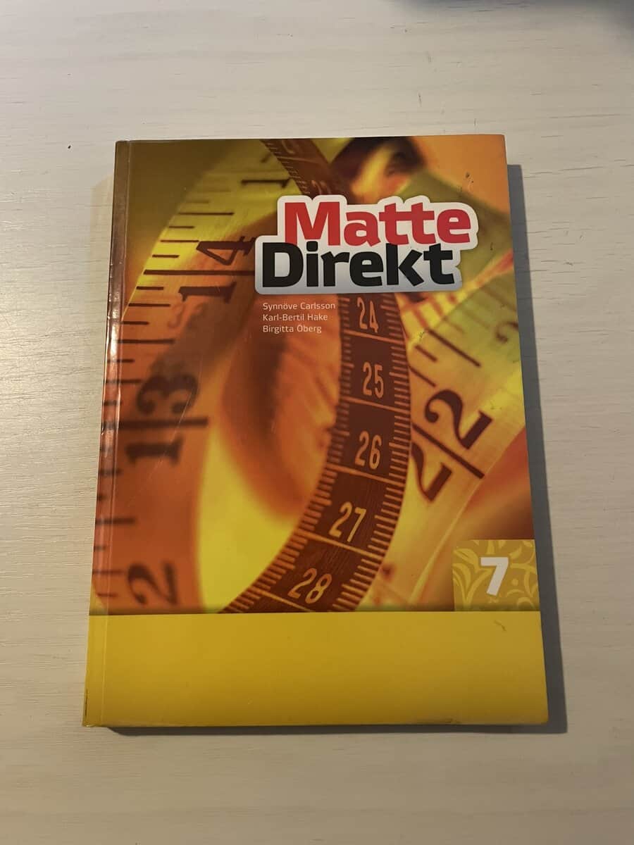 Carlsson, Synnöve, Hake, Karl-Bertil, Öberg, Birgitta : Matte direkt