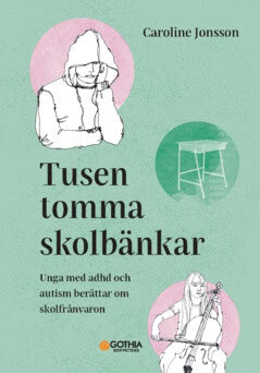 Caroline Jonsson : Tusen tomma skolbänkar : unga med adhd och autism berättar om skolfrånvaron