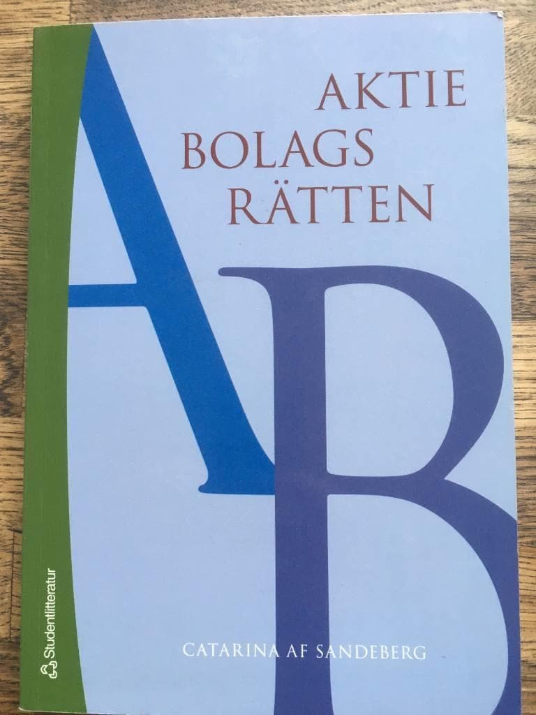 Catarina af Sandeberg ; Björn Svensson : Aktiebolagsrätten - (bok + digital produkt)
