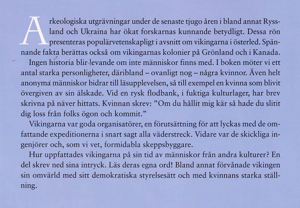 Catharina Ingelman-Sundberg : Boken om vikingarna