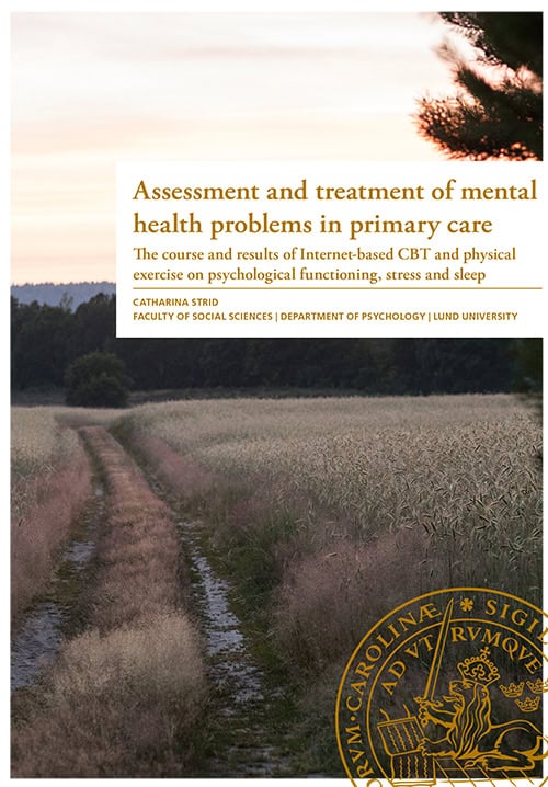 Catharina Strid : Assessment and treatment of mental health problems in primary care