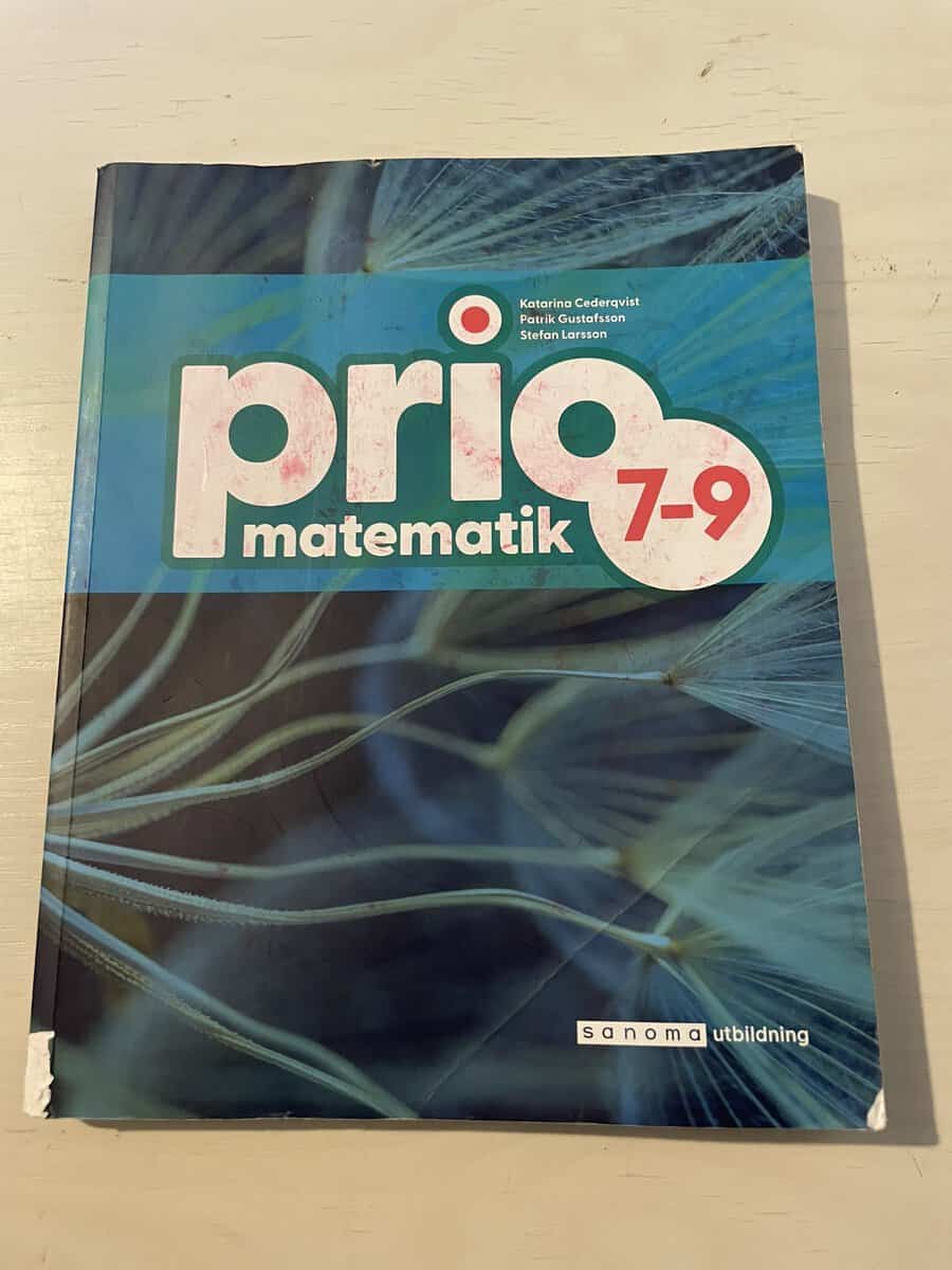 Cederqvist, Katarina, Gustafsson, Patrik, Larsson, Stefan : Prio Matematik 7-9