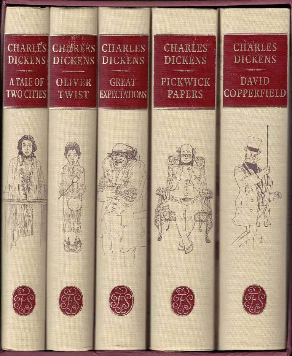 Charles Dickens : Charles Dickens Folio Society set