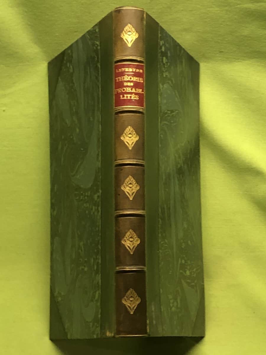 Charles L Lefebvre : Notions fondamentales de la théorie des PROBABILITES. Préface de M. C.A. LAISANT