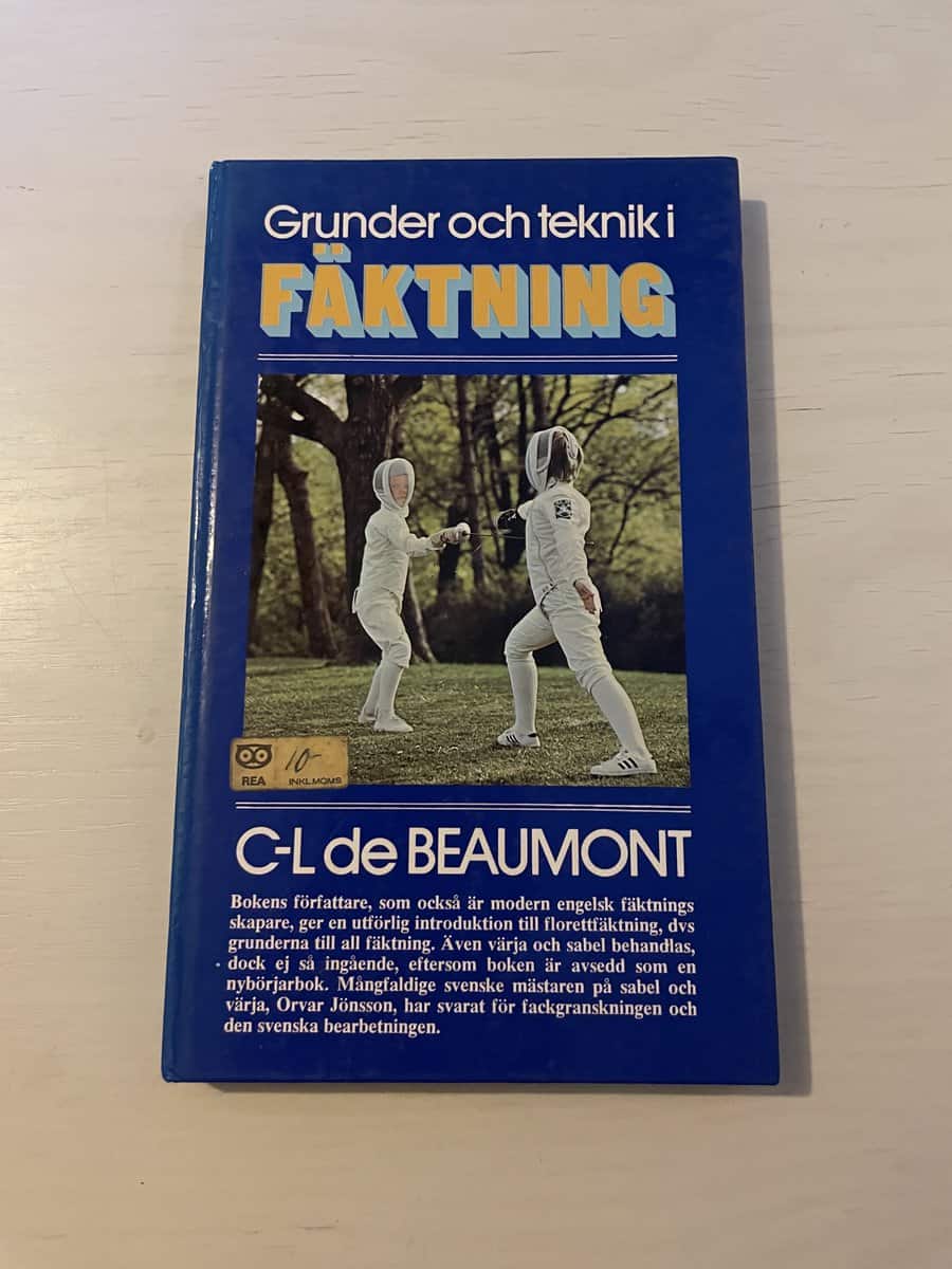 Charles-Louis De Beaumont : Grunder och teknik i fäktning