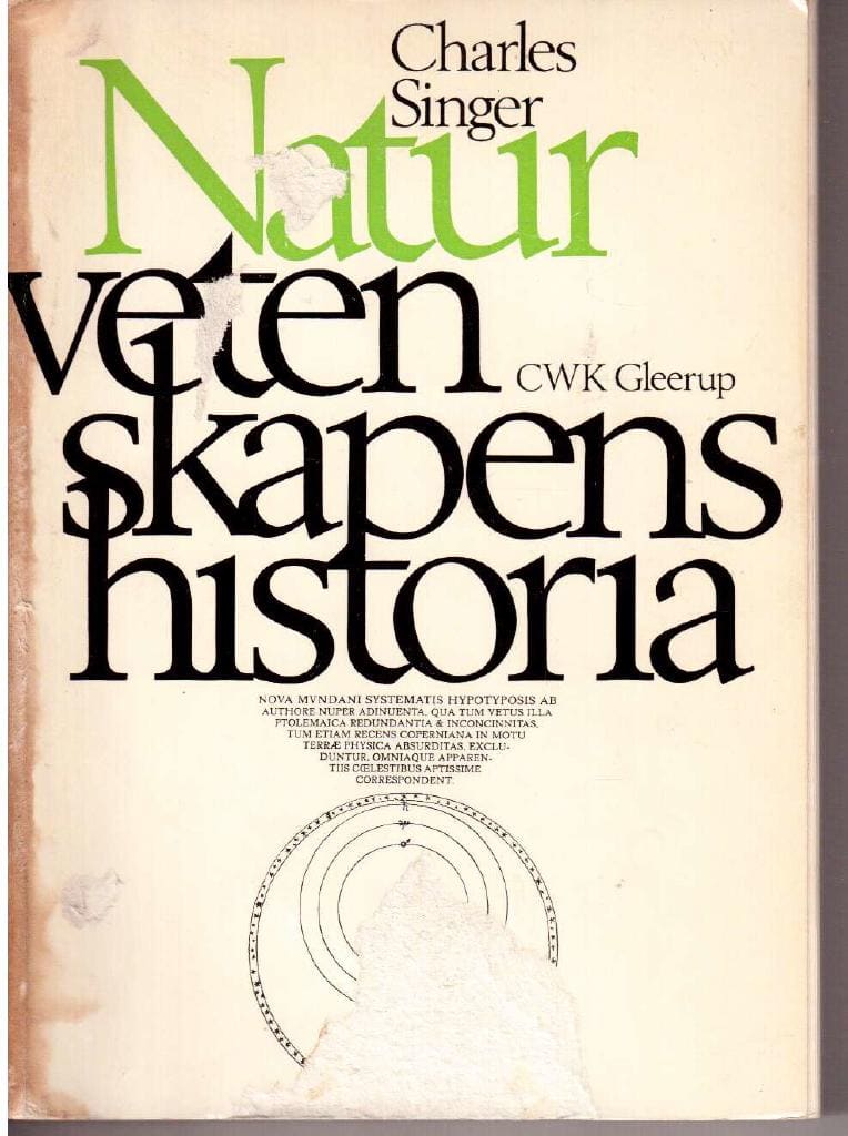 Charles Singer : Naturvetenskapens historia