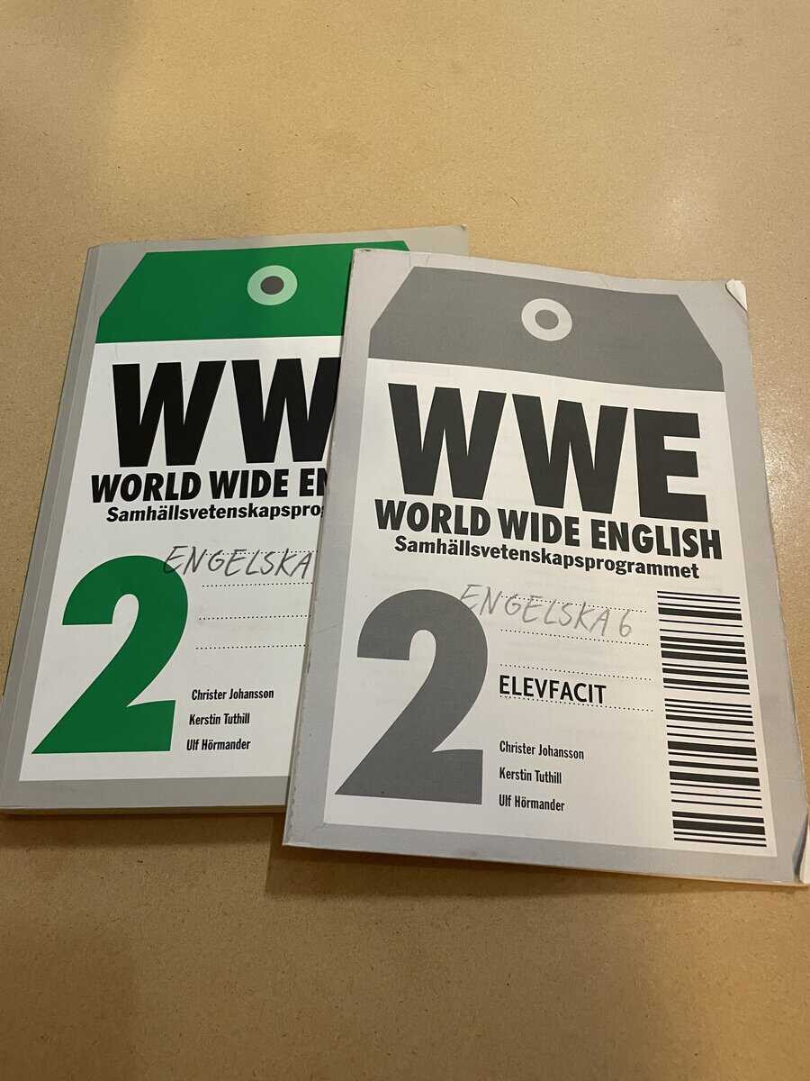 Christer Johansson : World wide English 2 - Samhällsvetenskapsprogrammet + elevfacit