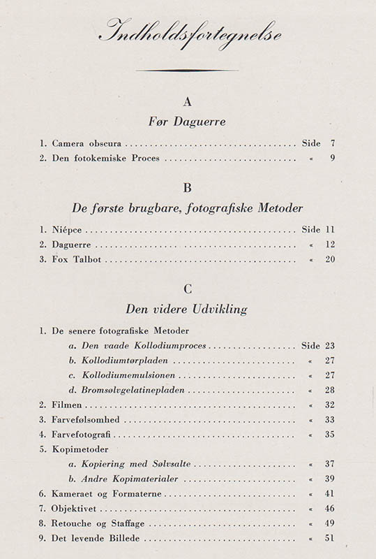 Christian Winther : Fotografiens Udviklingshistorie