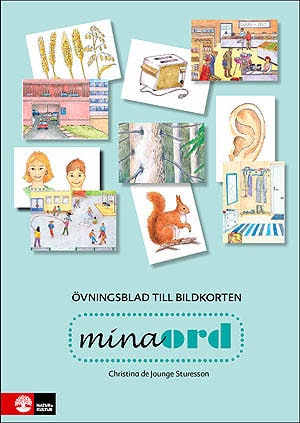 Christina de Jounge-Sturesson : Mina ord Övningsblad till bildkort