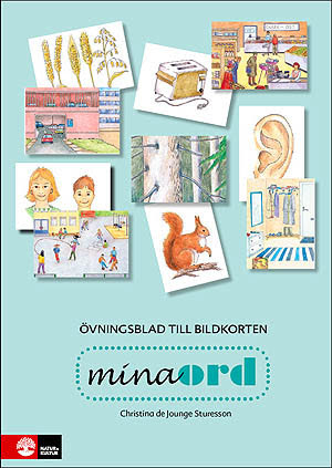 Christina de Jounge-Sturesson : Mina ord Övningsblad till bildkort