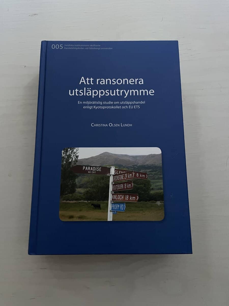 Christina Olsen Lundh : Att ransonera utsläppsutrymme