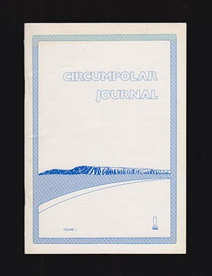 Circumpolar Journal. Volume 1, 1986 [första numret]