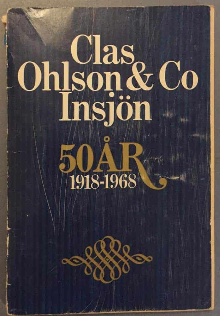 Clas Ohlson & Co Insjön 50 år 1918-1968
