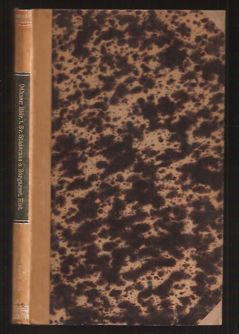 Clas Theodor Odhner : Bidrag till svenska städernas och borgareståndets historia före 1633