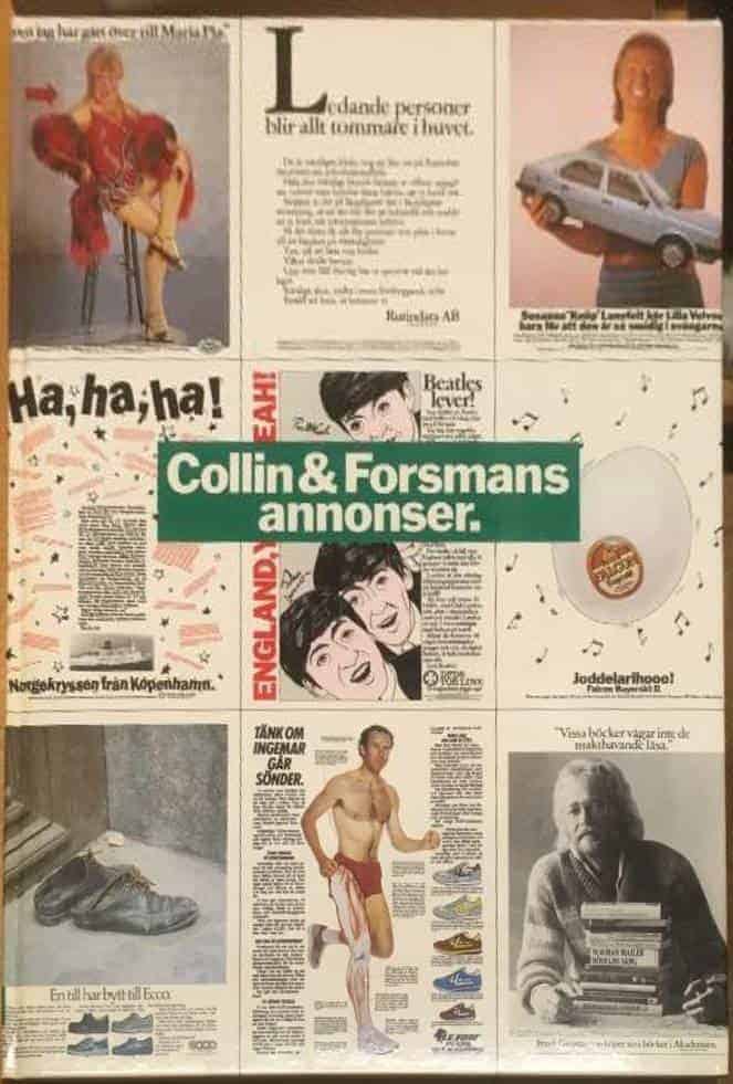 Collin, Lasse ; Timonen, Mikka ; Collin ; Forsman annonsbyrå : Collin & Forsmans annonser