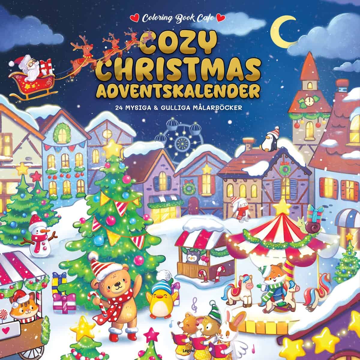 Coloring Book Cafe : Cozy Christmas adventskalender