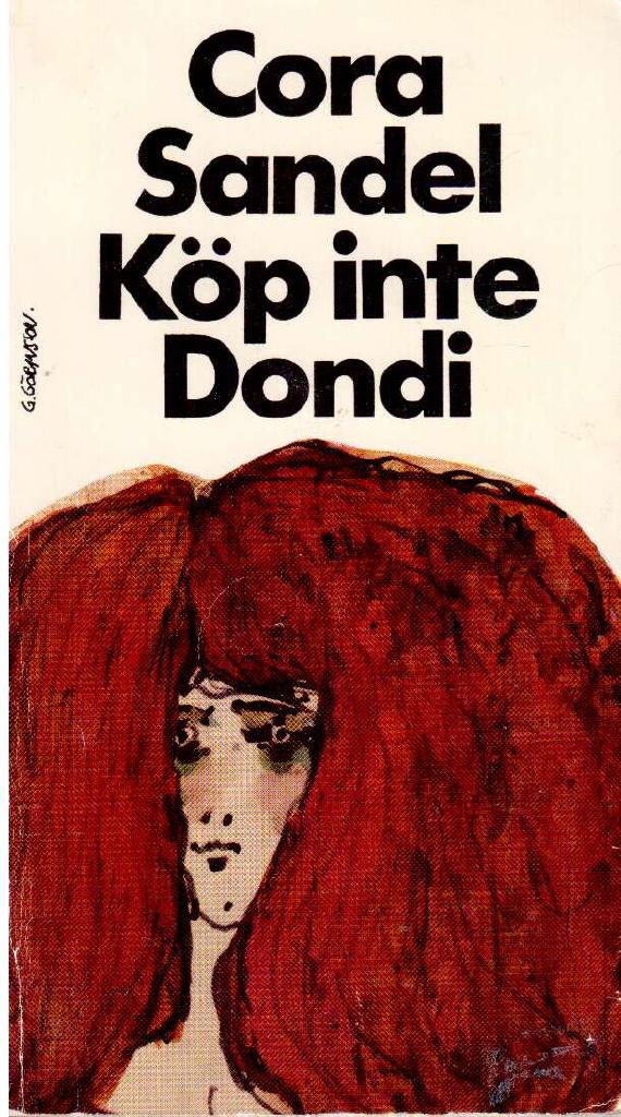 Cora Sandel : Köp inte Dondi. Interiör med figurer