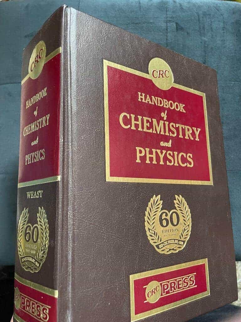 CRC Handbook of Chemistry and Physics