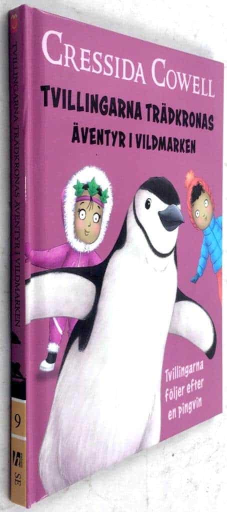 Cressida Cowell : Tvillingarna följer efter en pingvin - Tvillingarna Trädkronas äventyr i vildmarken