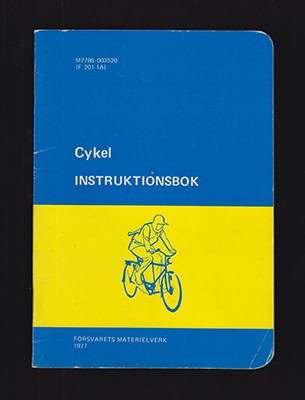 Cykel. Instruktionsbok. Fastställd 22/3 1977