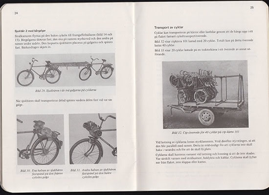 Cykel. Instruktionsbok. Fastställd 22/3 1977