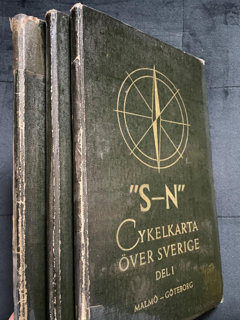 Cykelkarta över Sverige I-III