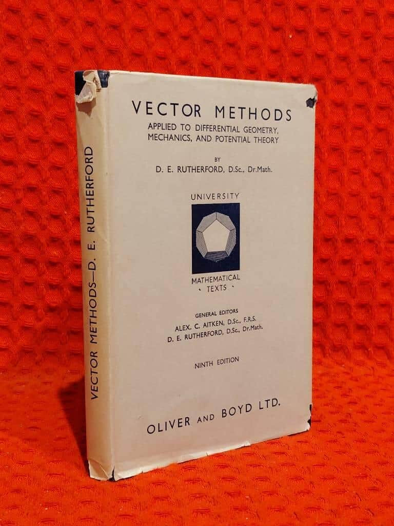 D Sc Dr Math D E Rutherford : Vector Methods
