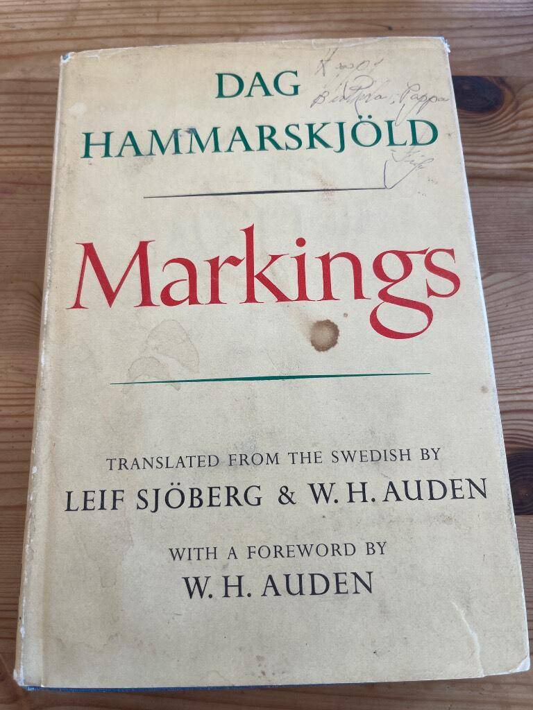 Dag Hammarskjöld : Markings