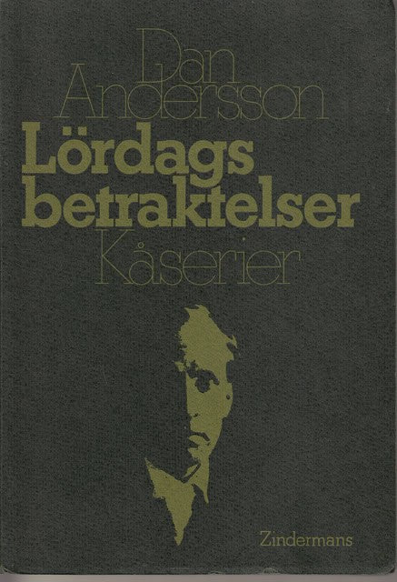 DAN. ANDERSSON : 'Lördagsbetraktelser Kåserier ''Black Jim'' i Göteborg'