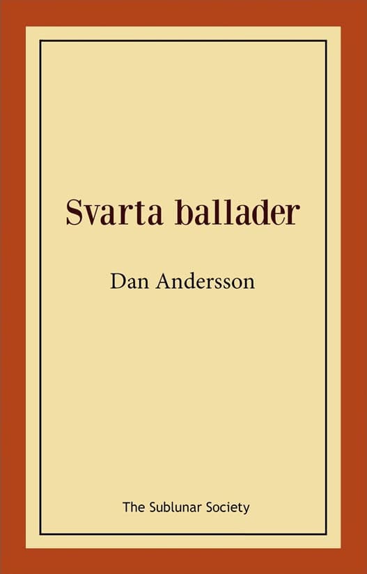 Dan Andersson : Svarta ballader