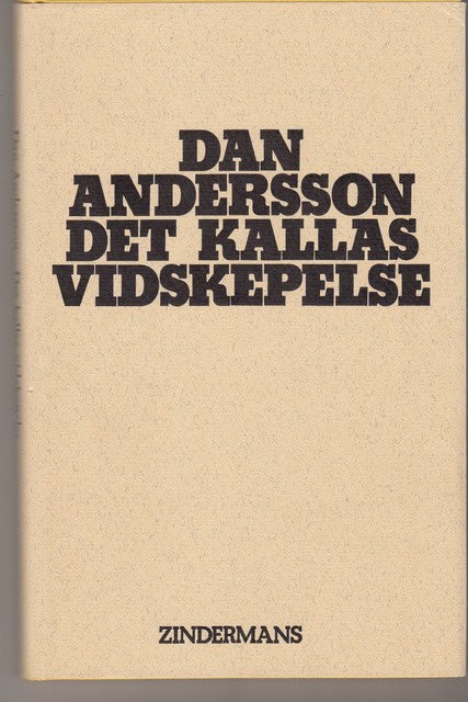 DAN. ANDERSSON : Tjärbrännare och andra kåserier och berättelser