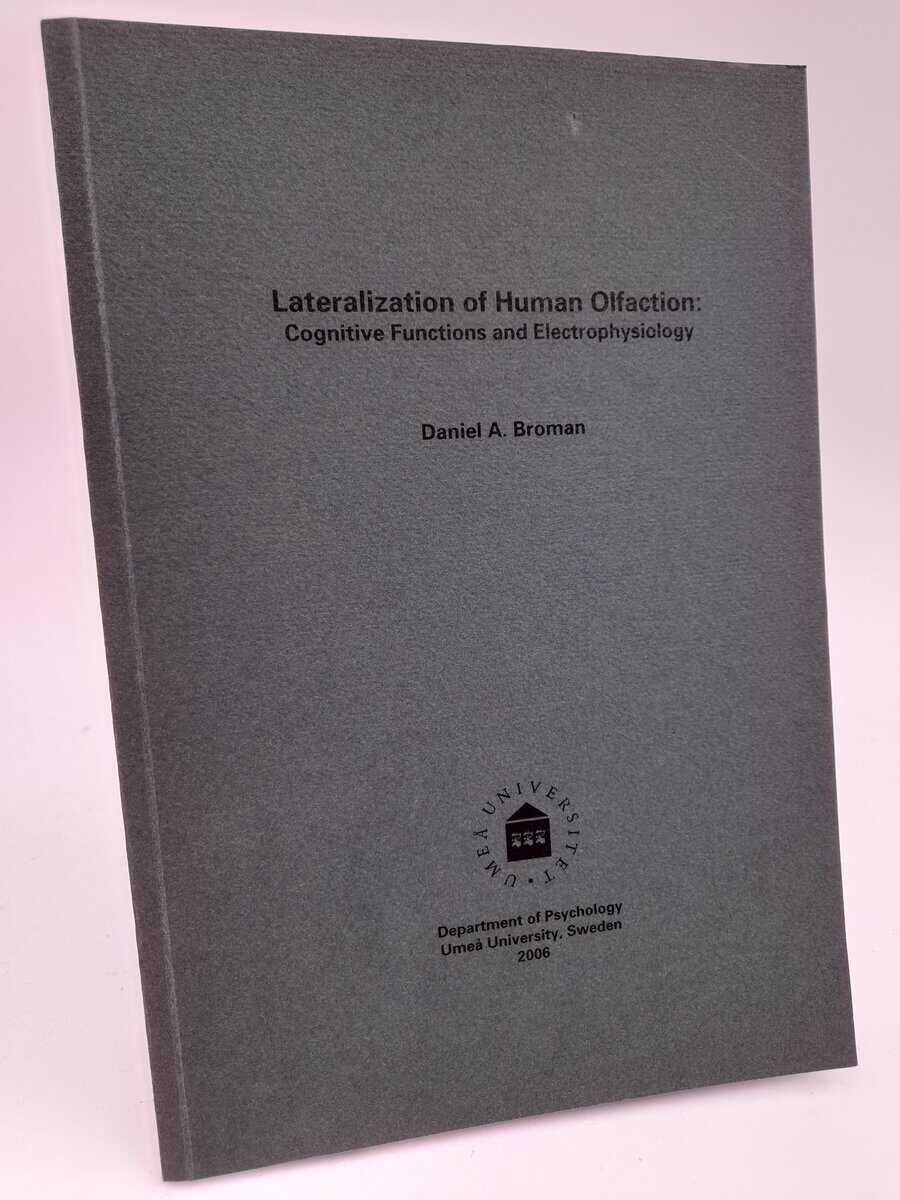 Daniel Broman : Lateralization of human olfaction