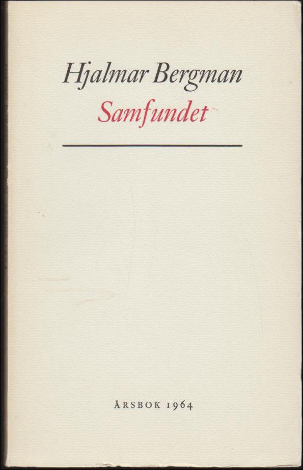 Daniel Hjorth : Årsbok 1964